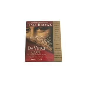 Audiobook of the Davinci code by Dan Brown. Unabridged Sealed CD set